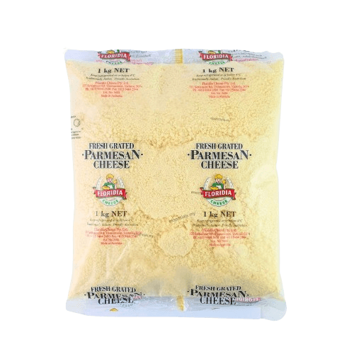 Floridia Fresh Grated Parmesan Cheese 1kg/pack (sold per pack)