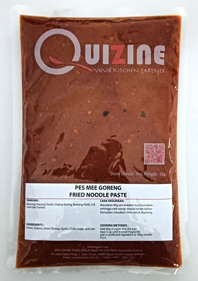 Quizine Fried Noodle Paste (Asian Series) 1kg/pack (sold per pack)