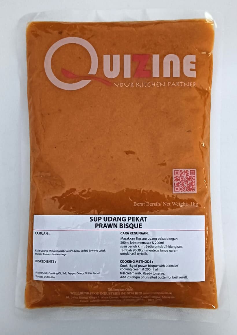 Quizine Prawn Bisque (Western Series) 1kg/pack (sold per pack)