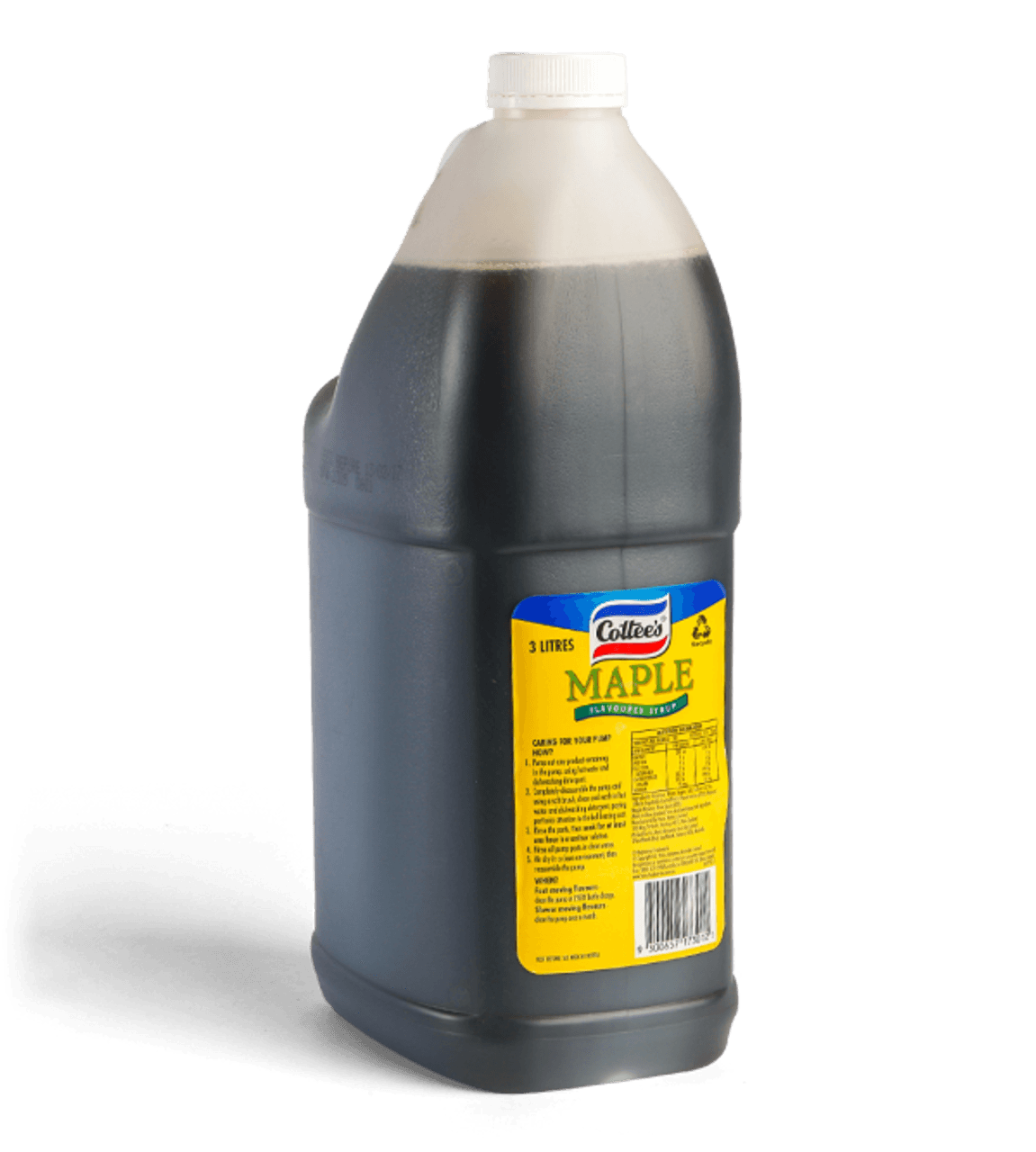 Cottee's Maple Syrup 3L/bottle (4 bottles per caron)