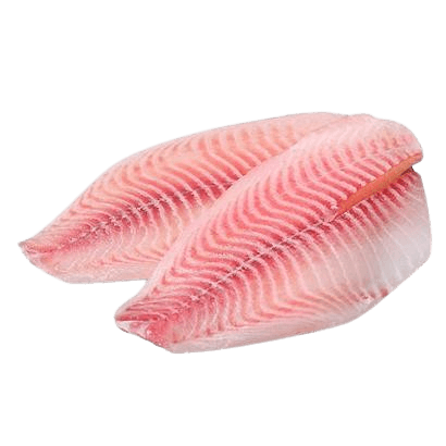 IQF Tilapia Fillet 5/7oz, Glazing 55%, 10kg/ctn (Sold per carton)