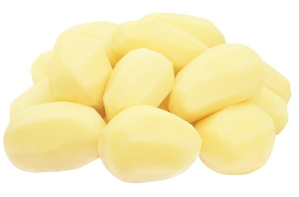 Peeled Potatoes (sold per kg) - PREORDER