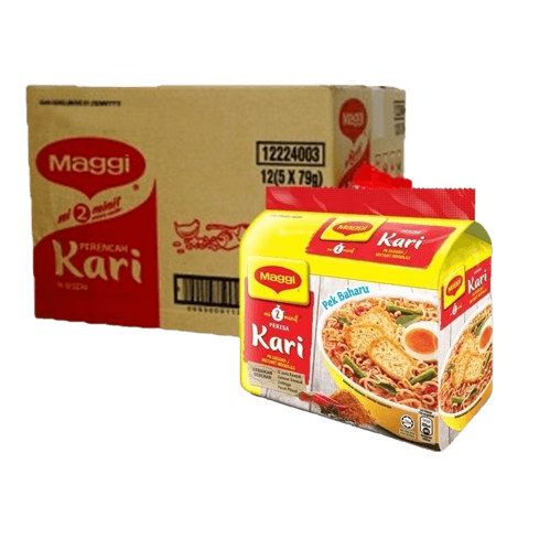 MEE MAGGI CURRY 79g5pc/pk x12pk/ctn