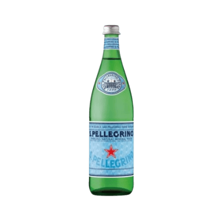 San Pellegrino Sparkling Natural Mineral Water GLASS (Stelvin Cap) 750ml/bottle (12 bottles per carton)