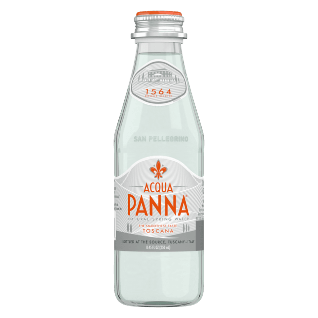 Acqua Panna Natural Mineral Water GLASS (Stelvin Cap) 250ml/bottle (24 bottles per carton)