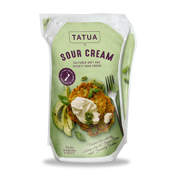Tatua Sour Cream 1kg/pack (12 packs per carton)