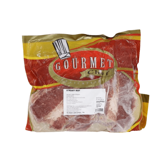 Gourmet Streaky Beef Sliced 1kg/pack (sold per pack)