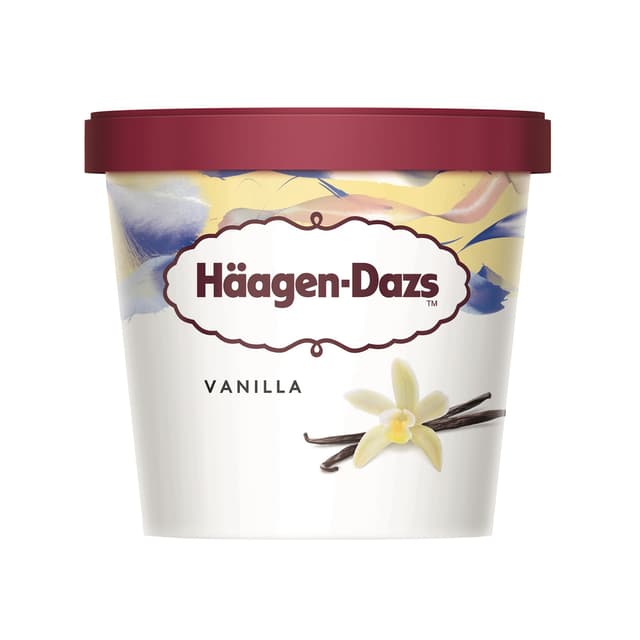 Häagen-Dazs Vanilla Ice Cream 100ml/Mini Cup (12 cups per carton) Imported from France GBA P.Code: HD2102