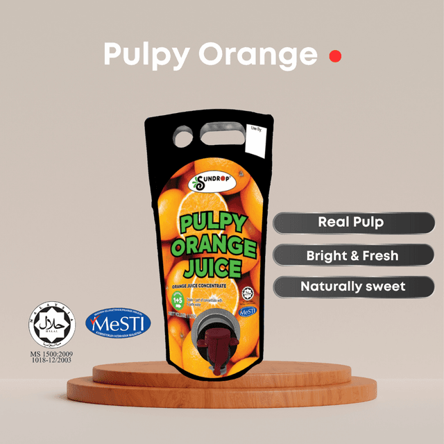 Sundrop Pulpy Orange Concentrate 4 pouches
