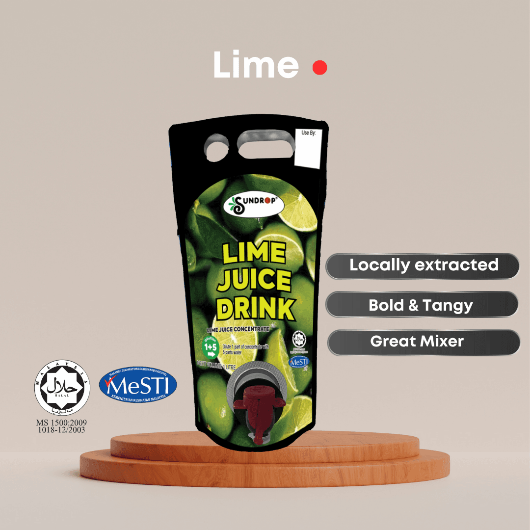 Sundrop Lime Concentrate 4 Pouches