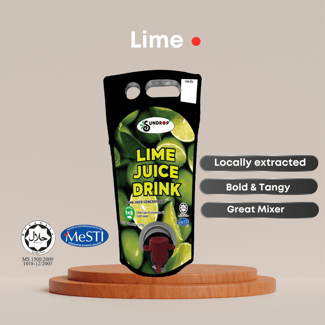 Sundrop Lime Concentrate 4 Pouches