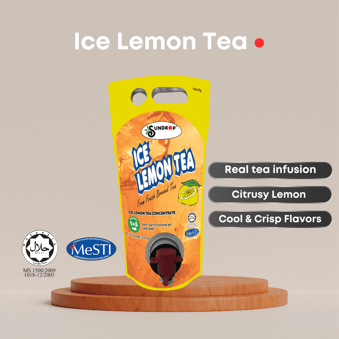 Sundrop Ice Lemon Tea Concentrate 4 pouches