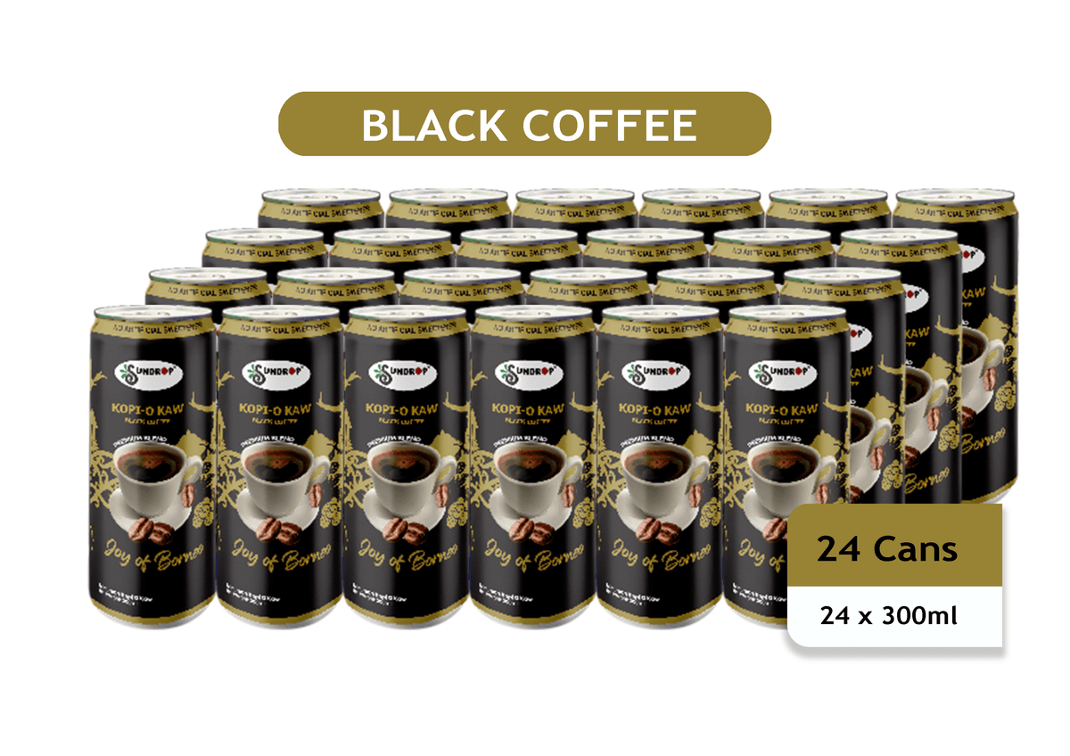 Sundrop Black Coffee 24 cans x 300 ml