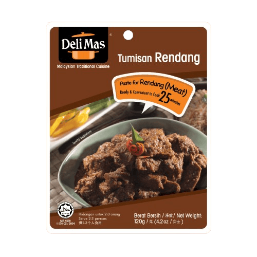 Delimas Tumisan Rendang 120g/pack (48 packs per carton)