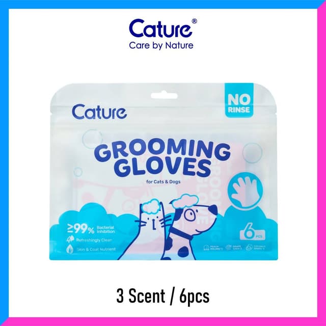 Cature Grooming Gloves (6 pcs per box )