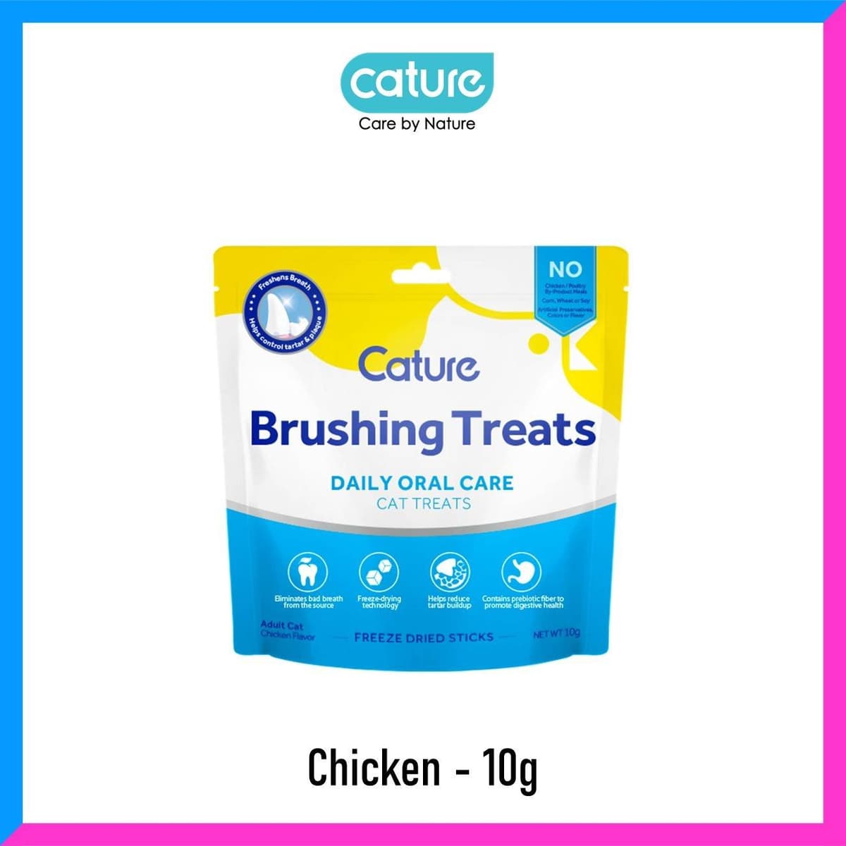 Cature Brusing Treats - Chicken 10g (sold per pack)