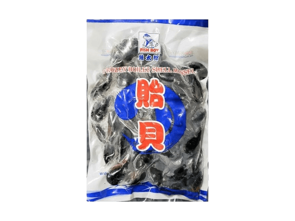 Full Shell Black Mussel 908g x 10pkt/ctn, vacuum pack (35 - 40pcs)