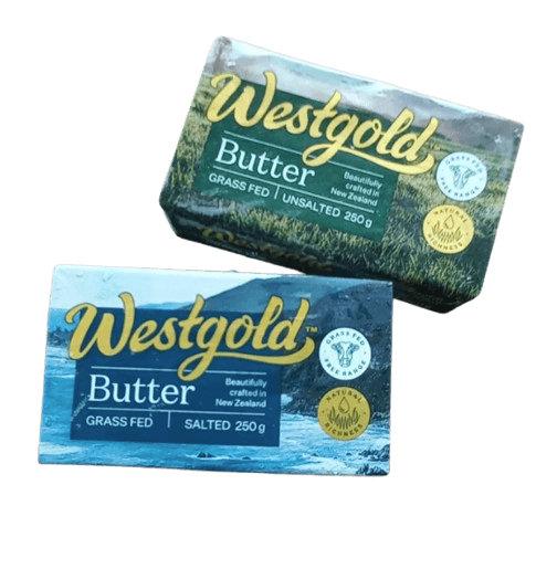 Westgold Butter 250gm/pack (40 packs per carton)