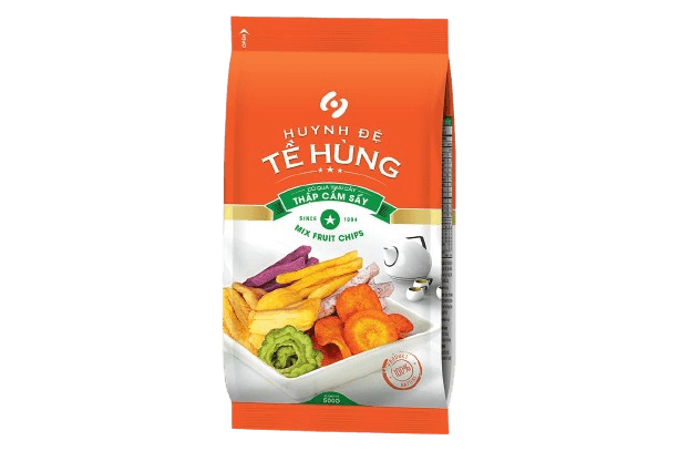 Huynh De Te Hung Mix Fruit Chips 500g/pack (12 packs per carton)