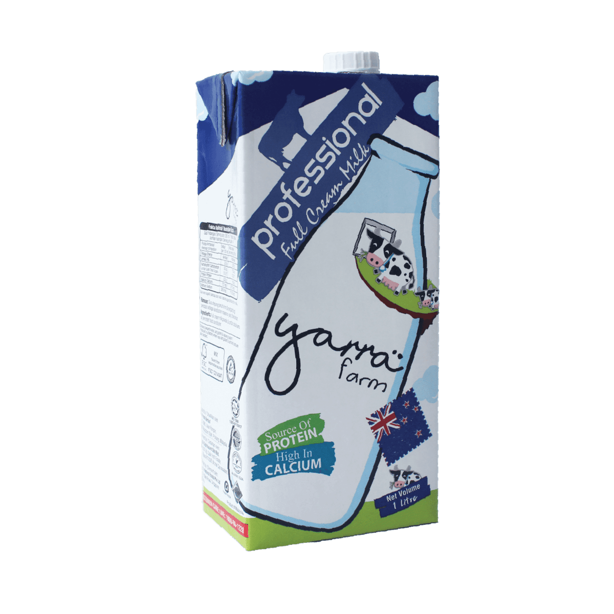 Yarra Master Barista UHT Full Cream 1L/pack (12 packs per carton)