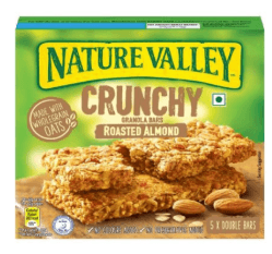 NATURE VALLEY Crunchy Bars - Roasted Almond 210gm/Box(12 boxes per carton) Imported from United StatesGBA P.Code: NV2003