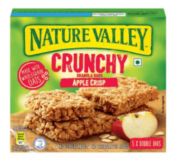 NATURE VALLEY Crunchy Bars - Apple Crisp 210gm/Box(12 boxes per carton) Imported from United StatesGBA P.Code: NV2004