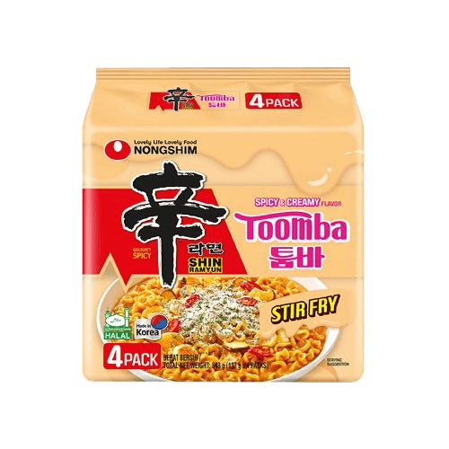 NONG SHIM Shin Toomba Ramyun 137gm/pack (32 packs per carton) MADE IN KOREA - GBA P.Code: NS11019