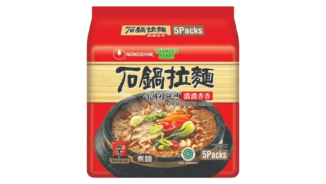 NONG SHIM Claypot Ramyun 120gm/pack (40 packs per carton) MADE IN KOREA - GBA P.Code: NS51002