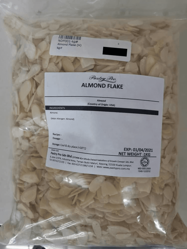 Pastry Pro, Almond Flake (H) 1kg (sold per pack)