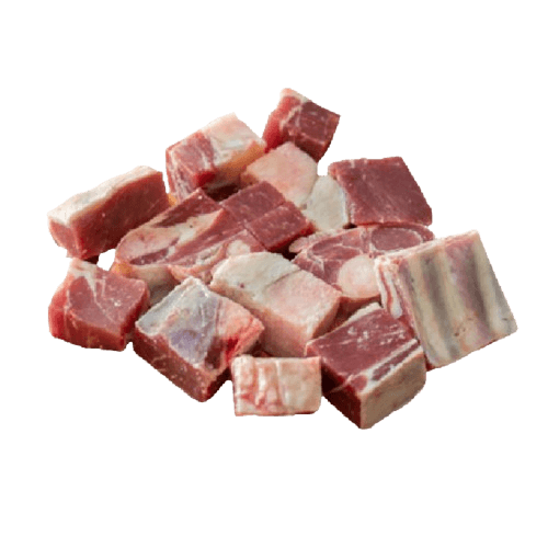 Aust Lamb Bone In Cube 1kg/pack (sold per pack)