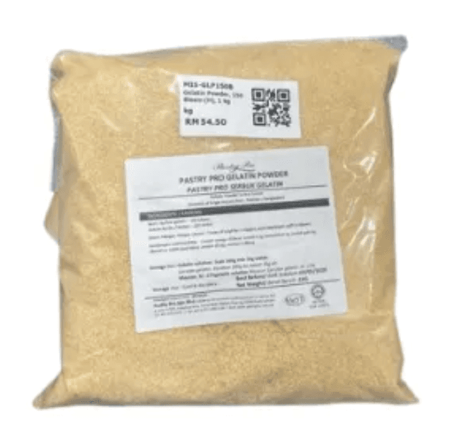 Gelatin Powder, 150 Bloom (H)1kg x 1pkt (sold per pack)