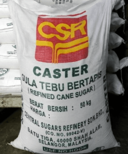 Sugar - Caster 1bag x 50kg (sold per bag)