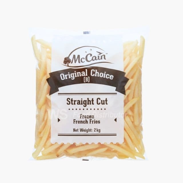 MCCAIN original choice 3/8'' straight cut (1 x 6packs x 2kg) sold per carton