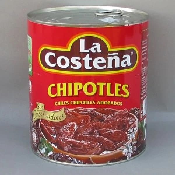 La Costena Chipotles in Abodo Sauce 2.8kg/tub x 6 (Sold per carton)