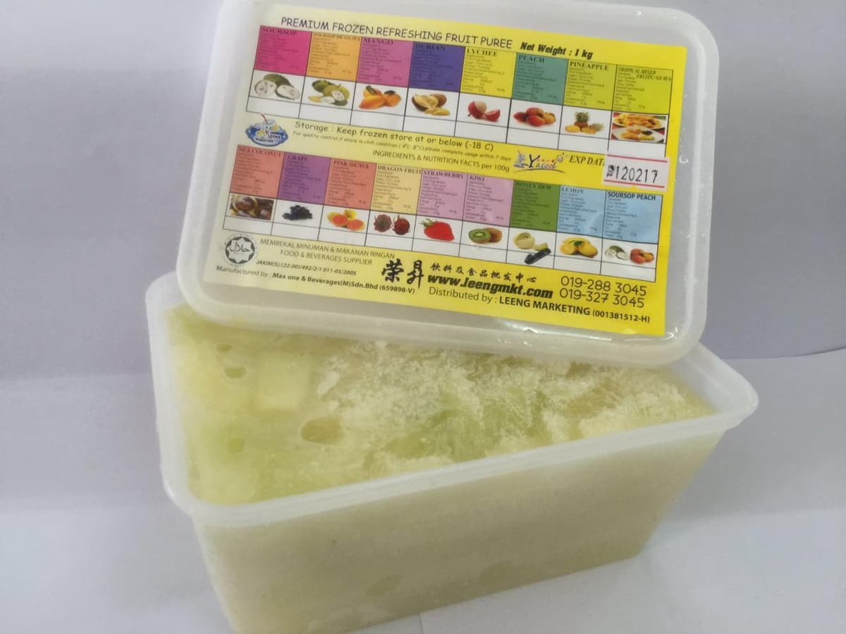 Fruit Puree - Honey Dew 1kg/box