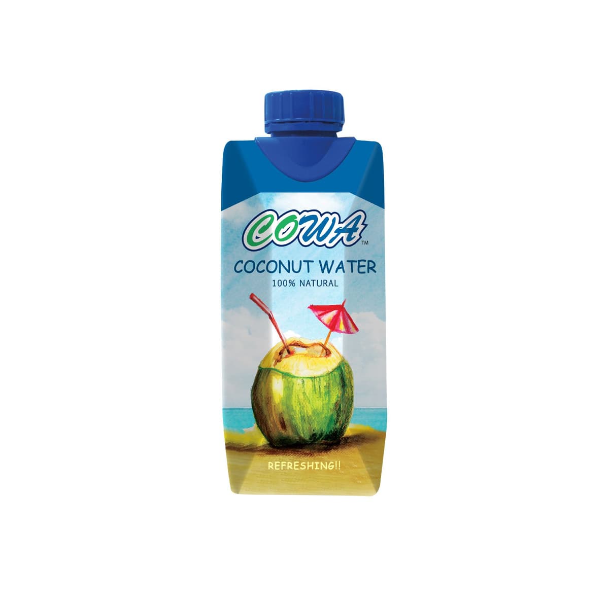 COWA Coconut Water / Air Kelapa 330ml/pack (12 packs per carton) (Sold per Carton)