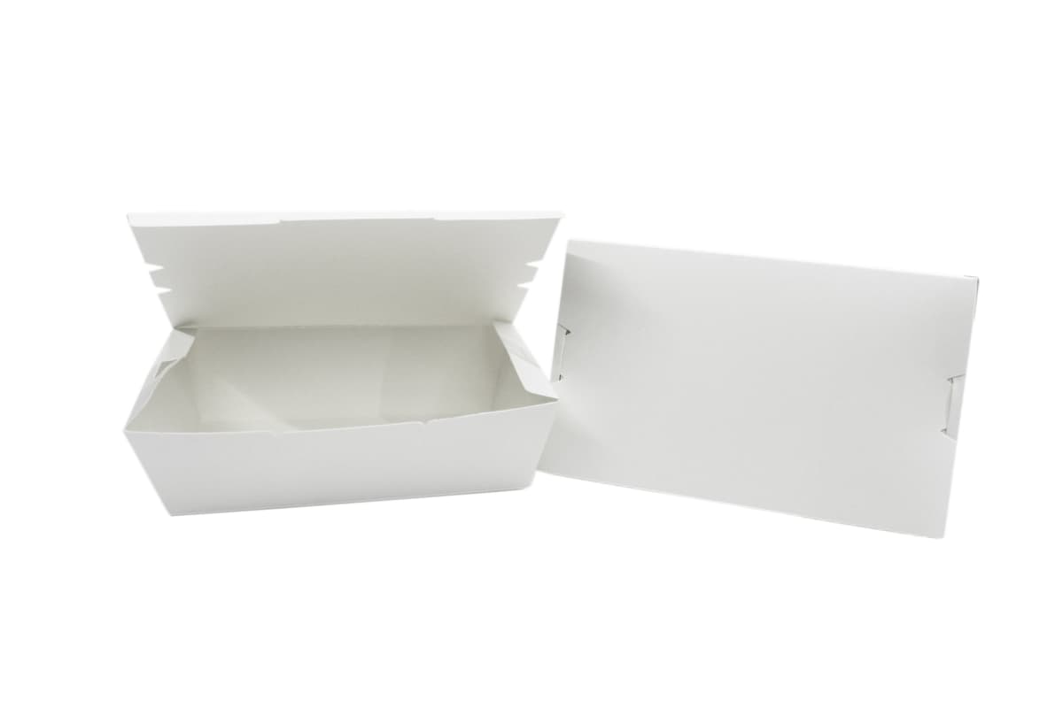 Single Compartment Lunch Box 160x110x45 - Plain (300 boxes per carton)