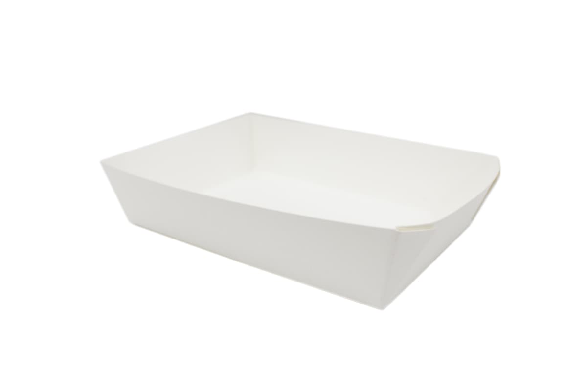Food Tray 160x110x40 - Plain (300 boxes per carton)