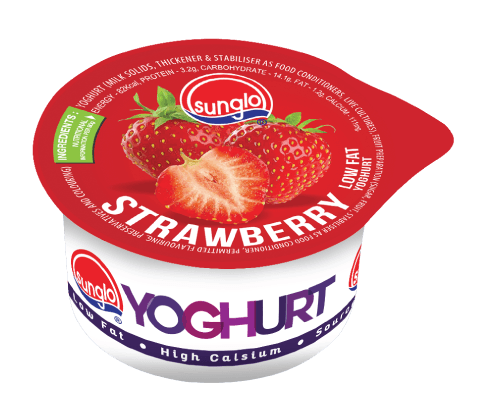 Strawberry Fruit Yoghurt 90g/cup (sold per cup)