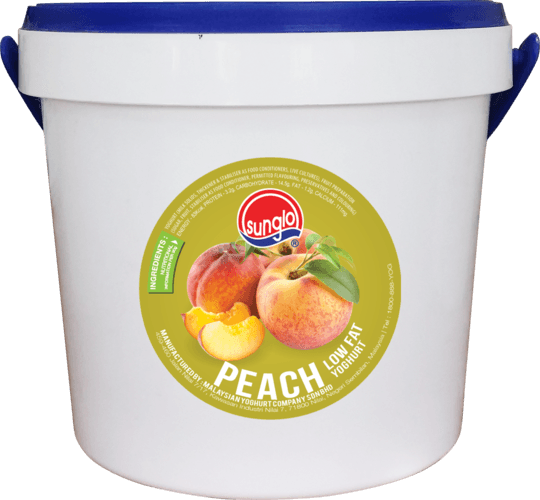 Peach Fruit Yoghurt 1.5kg/tubs (6 tubs per carton)