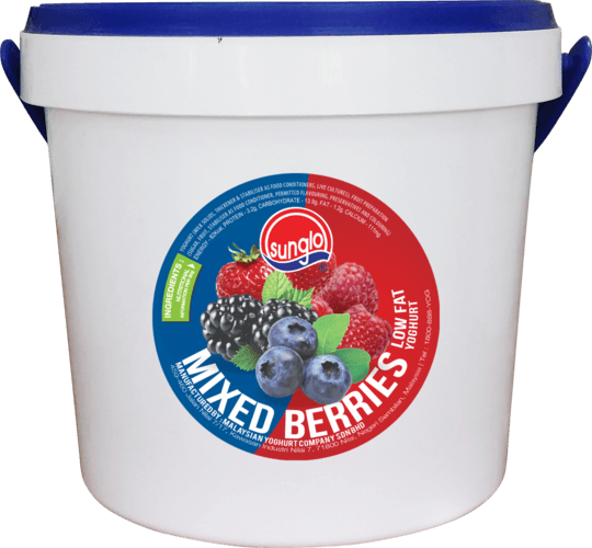 Mixed Berries Fruit Yoghurt 1.5kg/tubs (6 tubs per carton)