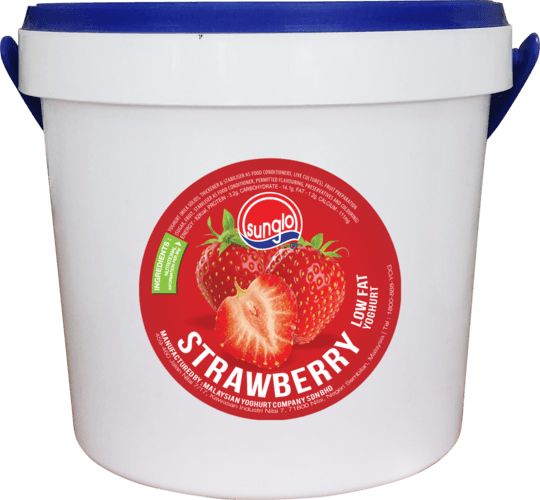 Strawberry Fruit Yoghurt 1.5kg/tubs (6 tubs per carton)
