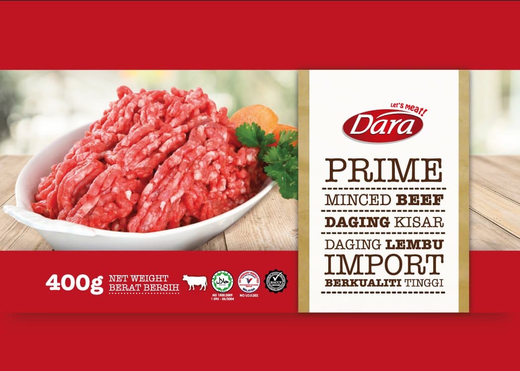 Dara Minced Beef 400g 400g/pack (24 packs per carton)