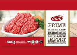 Dara Minced Beef 400g 400g/pack (24 packs per carton)
