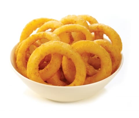 Mccain Breaded Preformed Onion Rings 2lbs/pack (8 packs per carton)