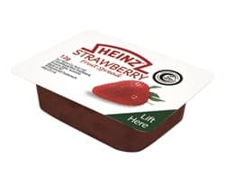Heinz Fruit Strawberry Jam 12g/cup (300 cups per carton)