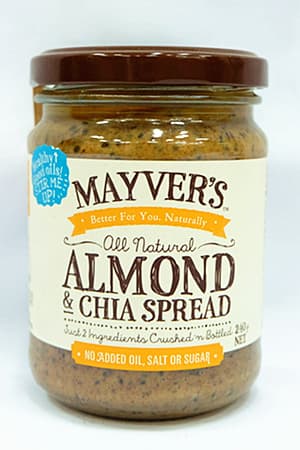 Mayvers Almond & Chia Spread 240g/jar (sold per jar)
